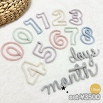 セット販売　月齢フォト　マンスリーフォト　レターバナー　ウールレター