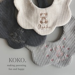 ＊rib embroidery bib＊　リブ刺繍スタイ