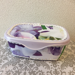 purple大柄フラワーのトイレクリーナーケース