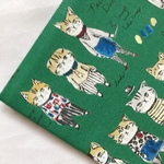 【シャーティング55×50】YUWA sobakasu-kids cat・グリーン