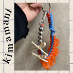 orange×light blue𖤐˒˒ ✤hand strap✤