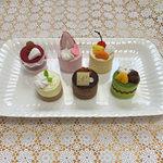 フェルトnoプチケーキ 6種
