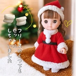 フレアワンピースサンタセット ＊クリスマス　メルちゃん メルちゃん服 ソランちゃん ソランちゃん服
