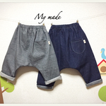 再22販「こだわりデニム」サルエルパンツ☆ベビーキッズ