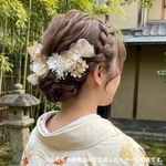 【成人式】✳︎ゴールドふわふわヘアアクセサリーmix✳︎