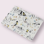 25cm✖️35cm ランチョンマット☆ハシビロコウ ホワイト