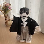 ロボホンの羽織袴セット*黒紋付