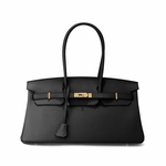 【受注制作】バーキンバッグ　Birkin風 本革ハンドバッグ 40cm／横長トートバック／大容量バック・通勤バック・上品デザインバック/シボ革バック