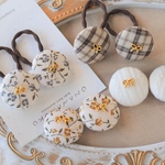 🌟小さなゴールドリボンのヘアゴム🌟こども　キッズ　ベビー　髪飾り　リボン　プレゼント　女の子