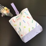 🉐 💕カラフル上靴入れ(ラベンダー)