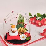 門松と鏡餅＊お正月飾り＊ちりめんつまみ細工