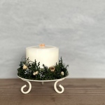 〈トレイ付きにもできます〉木芯キャンドル🕯christmas