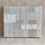 no.481アクリル画テクスチャーアート︎抽象画原画キャンバスアートパネル模様パターン幾何学