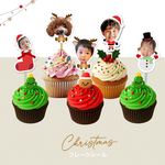 クリスマス うちの子 フレークシール 12枚入