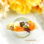 オレンジピールチョコと生クリーム バレッタ