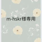 ☆m-hskr様専用☆　ダリア柄とストライプのランチプレート