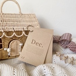 マンスリーカレンダー⌇インテリア⌇ポストカード ⌇月めくりカレンダー⌇万年カレンダー⌇ポストカード ⌇月カレンダー⌇韓国 北欧 クラフト アート セット 置き画