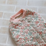 犬服M フルーツカシェ キルト ピーチ  バックオープン(背中開き)✨送料無料✨