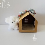 ルル　lulu  (ホワイト　モール　モールぬいぐるみ　犬　家　オーナメント　クリスマス)
