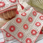 専用♡ぷっくりお花のマルチカバー🌼