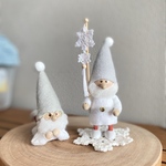 雪の結晶のマットとステッキのセット