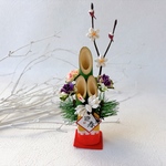 迎春ミニ門松飾り🎍鶴さま（ペーパークイリング、クイリング）