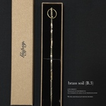 ソイルスティック　真鍮　棒　brass stick chop stick アガベ　チタノタ　多肉植物　植え替え用　スパイラル　3mm 捻り　