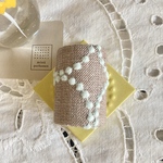 ☆harucha様専用作品☆ミナペルホネン  tambourine  ♡ ロングポニーフック　ヘアピアス