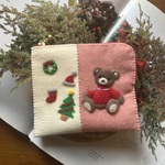 🎄テディベアのペンケース🧸