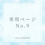 専用ページNo.9
