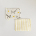 ガーゼマスク2枚set for kids  △イエロー系