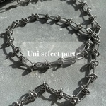 20cm 304ステンレスリンクチェーン 個性的 シルバー ネックレス ブレスレット ピアス アクセサリーパーツ