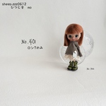 No..401    プチブライスサイズ　ロンT   カーキ　