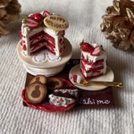 レッドベルベットのイチゴクリスマスケーキとクッキーのスペシャルセット🎄🎅🏻🌟　　