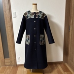 ミナペルホネン　ハナノミ　コート　ハンドメイド