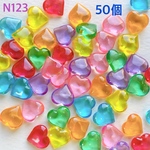 ネイルパーツ デコパーツ ぷっくり 立体 クリア カラフル ミニパーツ