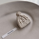 刺繍ブローチ　nukunuku