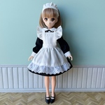 22㎝ドール服　クラシカルメイド服３点セット
