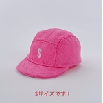 ドール用帽子　ジェットキャップSサイズ　ピンク