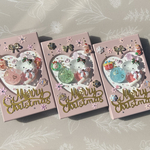pinkページ送料込です♡オーナメントとゆらゆらクリスマス♡ガラスアート シーグラスアート うさぎ