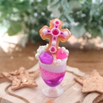 粘土とレジンで作る　祈りのクリームソーダ
