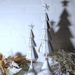 ☆限定2点のみ☆　北欧インテリア　”シャビーシックなアイアンツリー（S/M）”　スチール製　クリスマスツリー　おしゃれ　ギフト　プレゼント