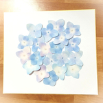 20枚☆大きな紫陽花シール