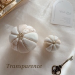 petiteリバティ手毬8㎝&5㎝セット　〜Transparence〜