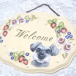 ご予約品❤フルーツ＆ローズ＆Dogsのドアプレート
