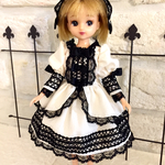 ドロワーズ付き ゴシックドレスセット