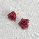 ドール用薔薇ヘアピン気まぐれ２点セット