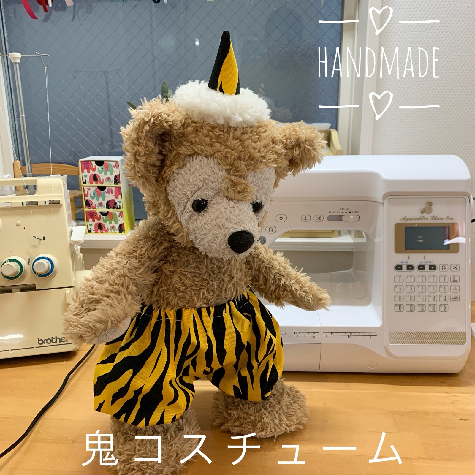 ダッフィー シェリーメイ お雛様衣装 ひな祭りコスチューム ぬいぐるみ