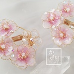シュガースノーの桜のブローチ（brooch of Bouquet〜sugar snow cherryblossom〜）