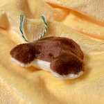 ミルクチョコ蟹のぬいぐるみ